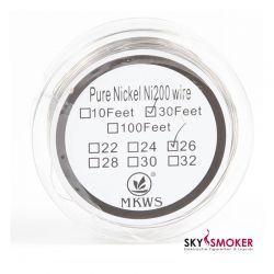 Wickeldraht Ni200 26 AWG, 0,4mm