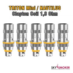 5x Aspire Triton Mini Clapton Coil 1,8 Ohm