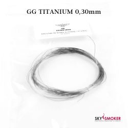 GG Titanium Wire 0,30mm x 10 Meters / Grade 1 (28AWG)