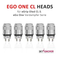 5x InnoCigs eGo ONE CL Verdampferköpfe